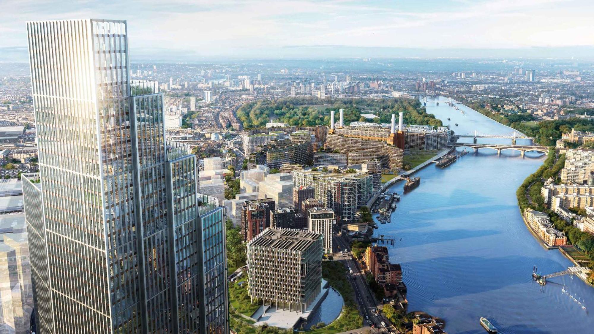 Battersea Power Station - Winter Garden Balcony & 1Gb Wifi - Luxurylondonstays Exteriör bild