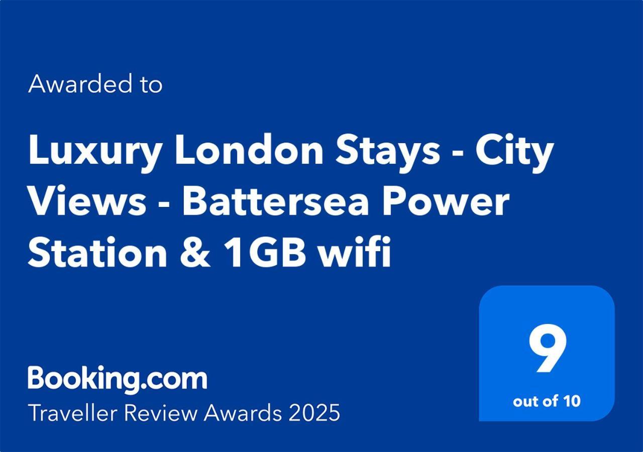 Battersea Power Station - Winter Garden Balcony & 1Gb Wifi - Luxurylondonstays Exteriör bild